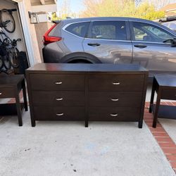 Dresser And Matching Night Stands