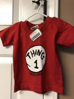 New with tags Thing 1 and Thing 2 from Cancun size 6mo. Color Red