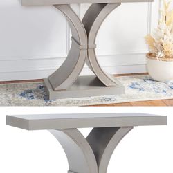 Elegant Cream Console Table – Solid & Stylish