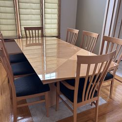 Dining Room Table With  8 Chairs