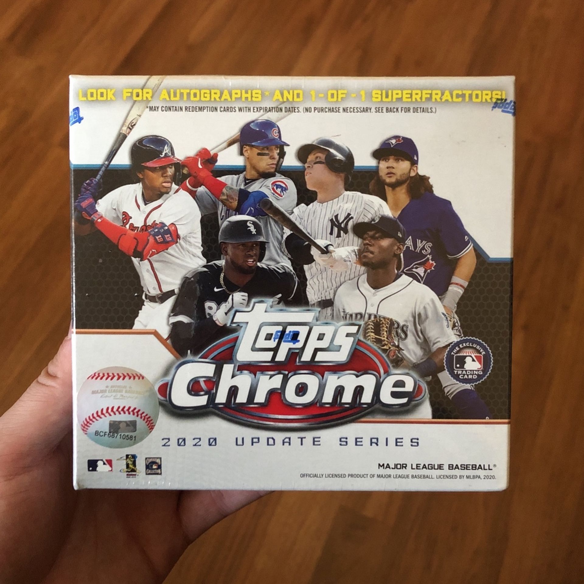 Topps Chrome Baseball Trading Cards 2020