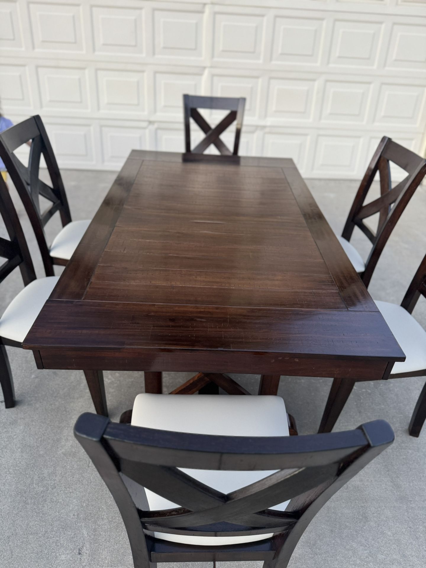 Rustic Dining Table With 6 Chairs