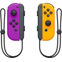 Nintendo Neon Purple/Neon Orange Joy-Con (L-R) - Switch