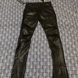 Leather Jeans 