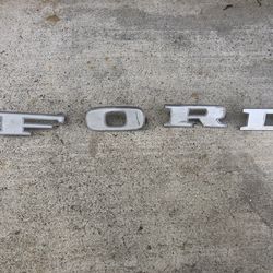 67 F100 hood letters
