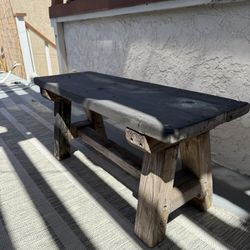 Solid Wood Bench