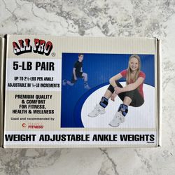 Ankle Weights 5 Lb Pair 
