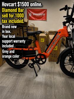 Cargo electric bike - only cargo e-bike  you can find with torque sensor
