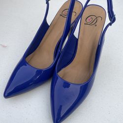 Blue High Heels 