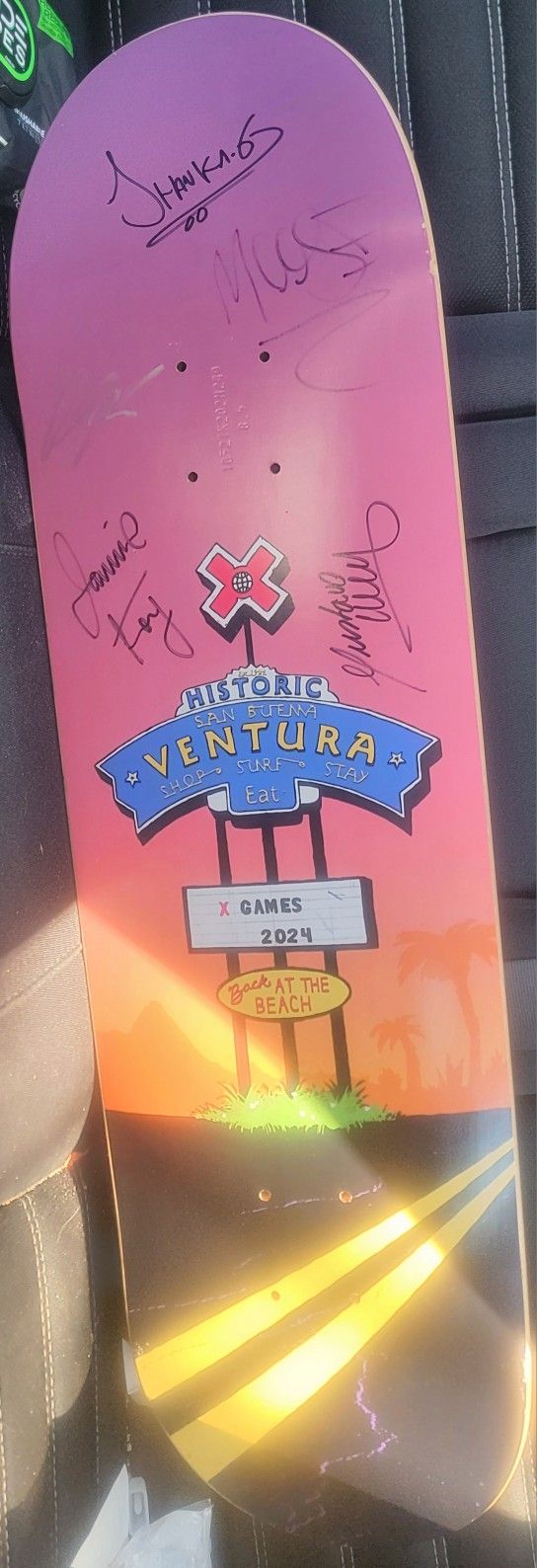 Stolen 2024 Signed Ventura Xgames Skateboard
