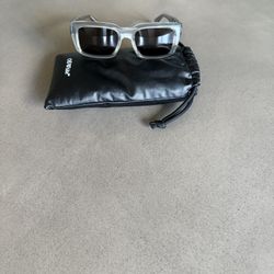 OFF-WHITE Grey Hays Sunglasses
