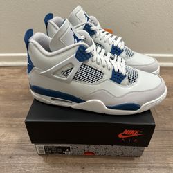 New Jordan 4 Military Blue, Men And GS Sizes 