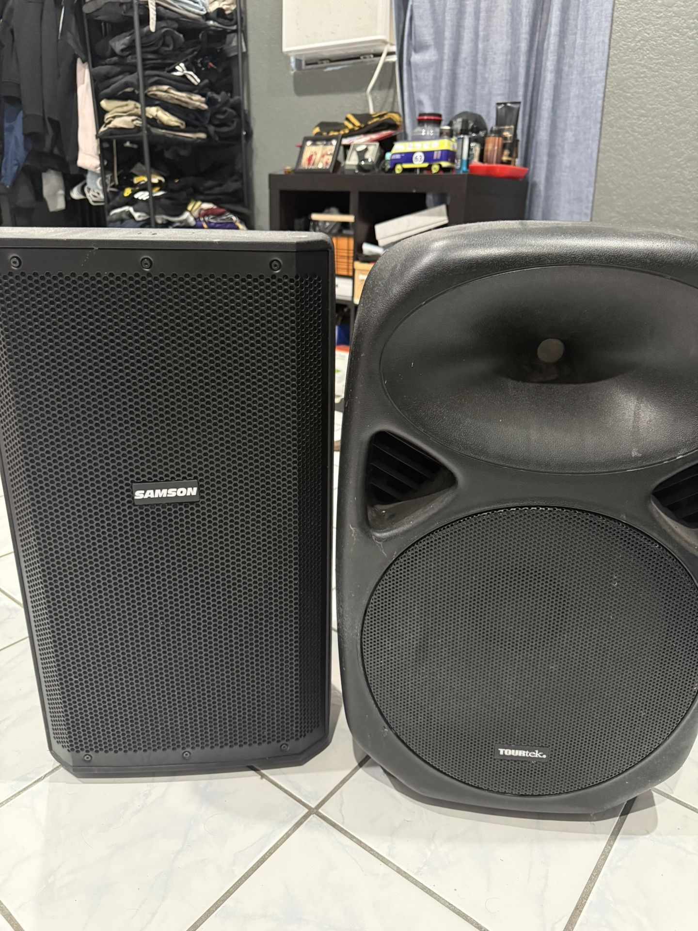 Samson(SOLD) & Tourtek Powered Speakers