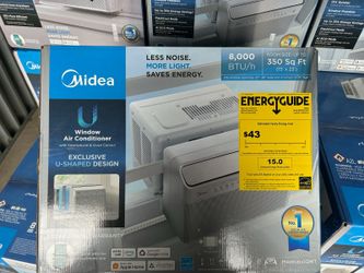 Midea 8,000 BTU U-Shaped Smart Window Air Conditioner
