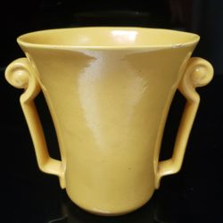 Antique Yellow Stangl Vase 1920s-30s