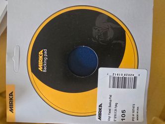 Mirka vinyl faced backup pad