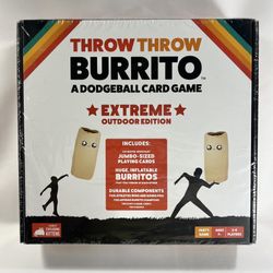 Throw Throw Burrito Game Extreme Outdoor Edition Brand New Factory Sealed