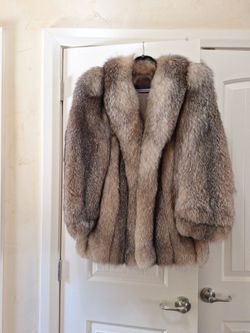 Genuine Red fox fur coat