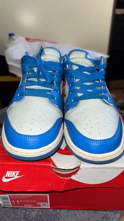 Nike Dunk Low Retro Blue White Size 11.5