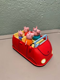 Peppa Pig Family Red Car Playset