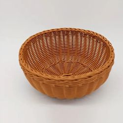Bohemian Round Imitation Rattan Storage Basket