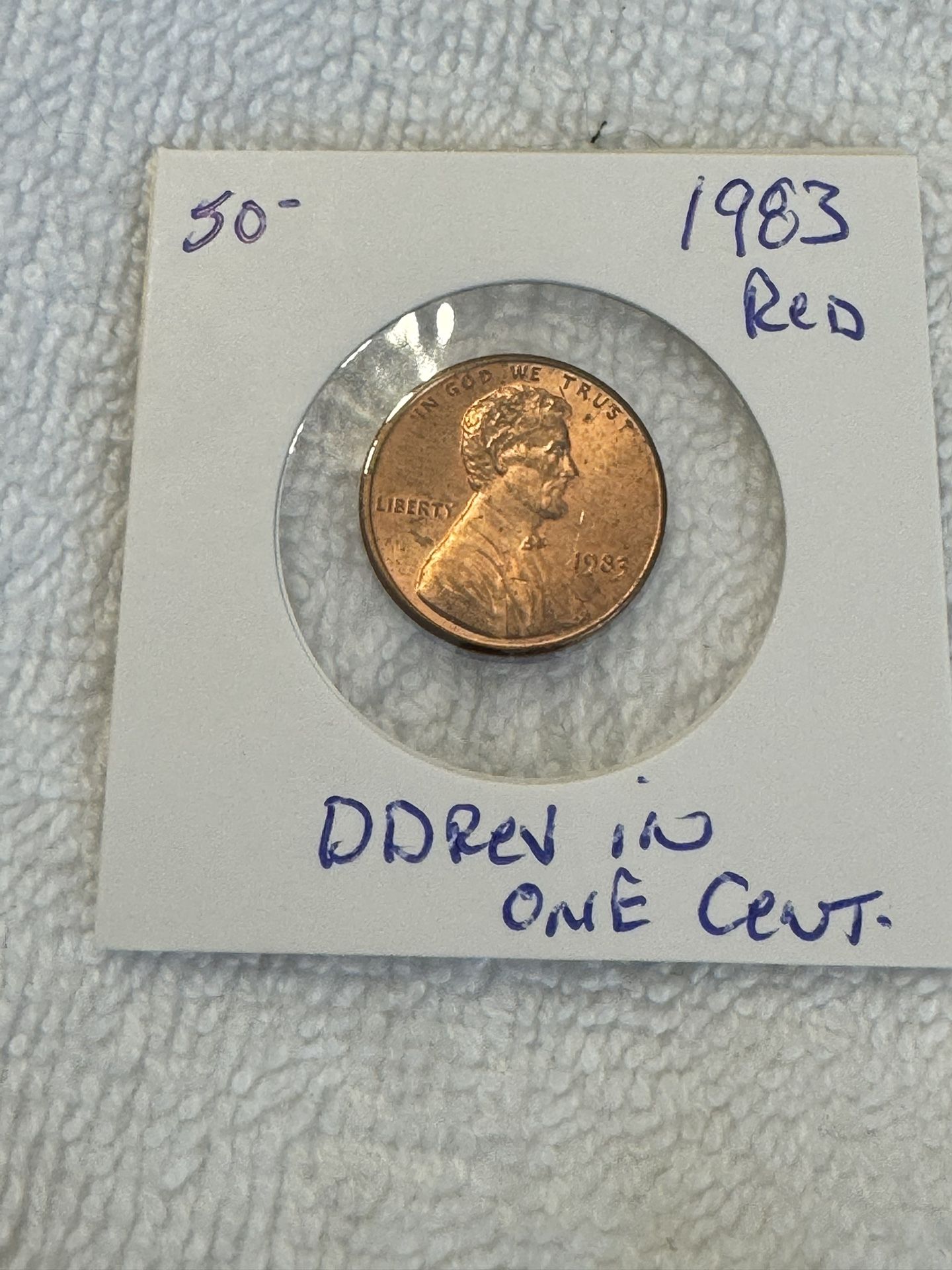 1983 Lincoln Penny (DDREV)