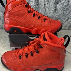 Jordan 9 Retro Chile Red Size 5.5 Y