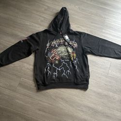 highway pot spray french terry pullover cookies