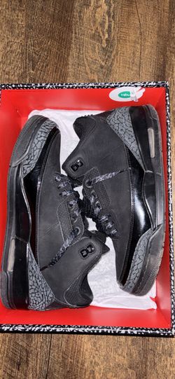 Jordan 3 Retro - ‘Black Cat (2025)’ Size 10 Used