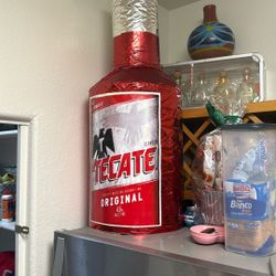 Tecate piñata. 