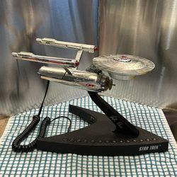 1993 Telemania Star Trek USS Enterprise NCC-1701 landline telephone.