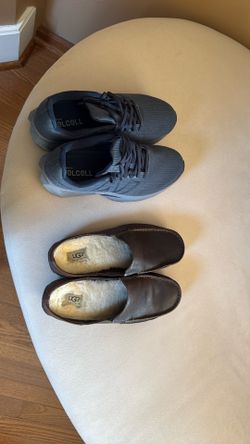 Brand New Mens 10 D Ugg Sheepskin Leather Slippers 