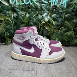 Nike Air Jordan 1 Zoom Air Comfort 2 Bordeaux-Grey Women's Size 8 DV1305-600