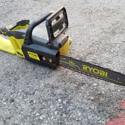 Ryobi 14" 40V Cordless Chainsaw (SAW andCHARGER ONLY)