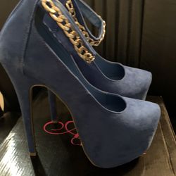 Royal Blue Heels