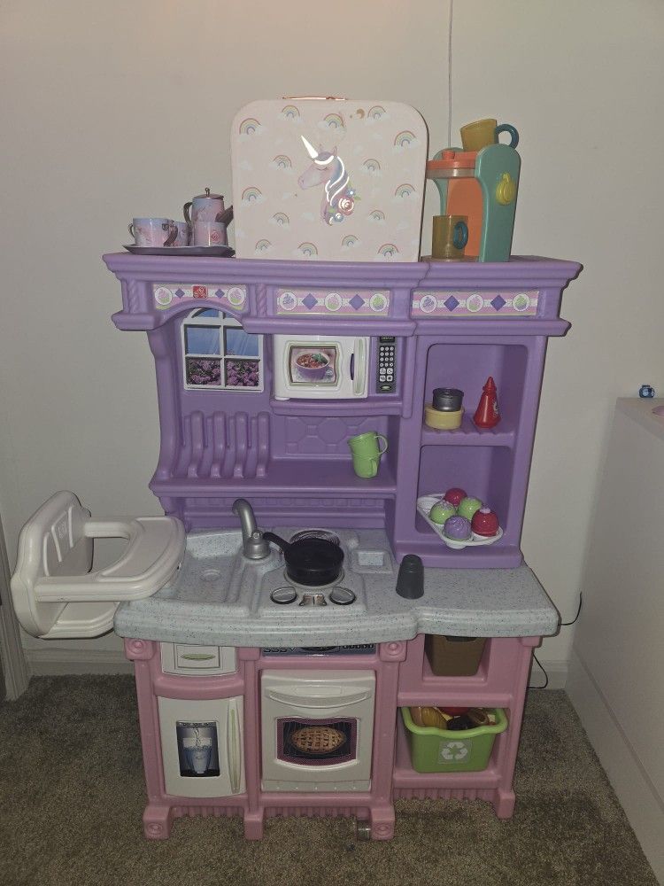 Step2 Sweet Baker's Kitchen, Pink Purple - Kids Pretend Play
Set