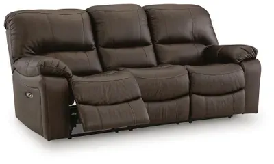 Leesworth Power Reclining Leather Sofa