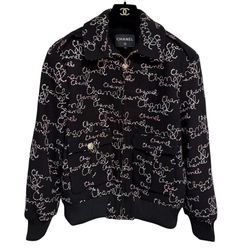 Chanel Wool Multicolor Embroidered Jacket NEW