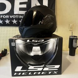 LS2 Helmet Blacked Out 