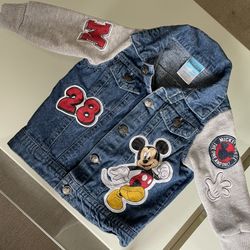 Mickey Mouse Disney Jean Jacket Size 12m