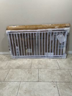 Extra Wide Pet Fence / Safety Gate - Fits Openings 58.86” - 107.99”