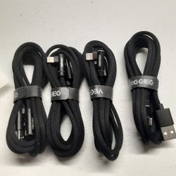 iPhone Charger Premium Braided Cable 6ft 