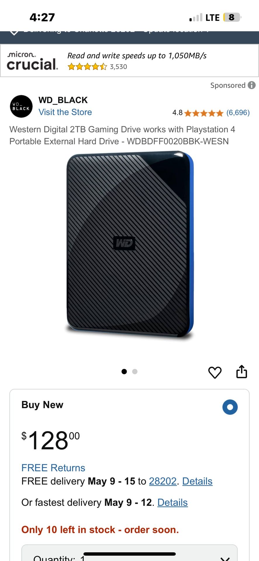 Gaming Hard Drive