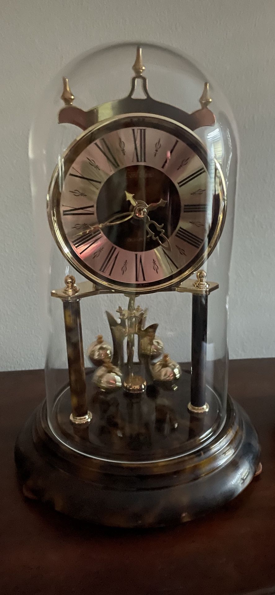 Antique/Vintage Fancy Lord Elgin Quartz Table Clock.                               ( Valentines Gift )