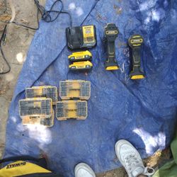 Dewalt Brushless Cordless Drill Driver & Impact Driver Plus Batteries & Charger