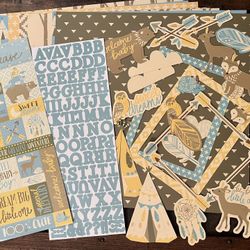 Beautiful Baby Boy Scrapbook Matching Set