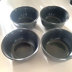 4 GRAY BOWLS 