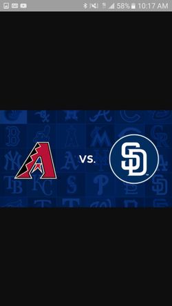 Thursday June 8, 12:40. 3 tickets first row sec 112