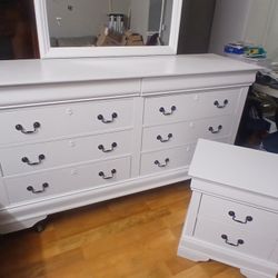 Dresser Set White