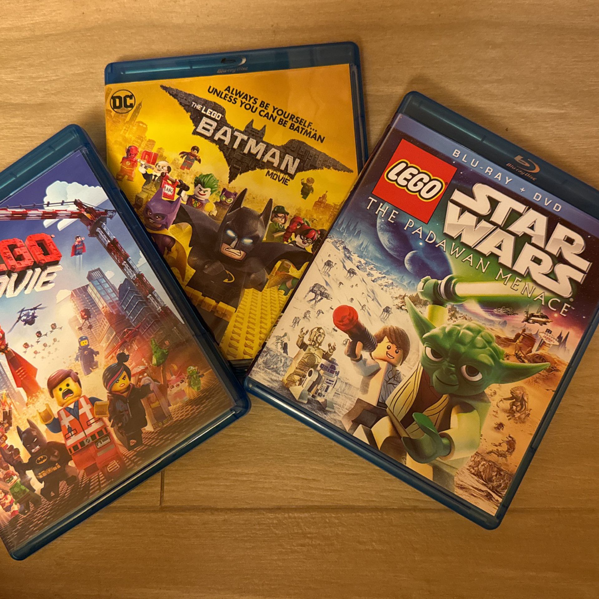 3 Pack Lego Movies On Blu-Ray